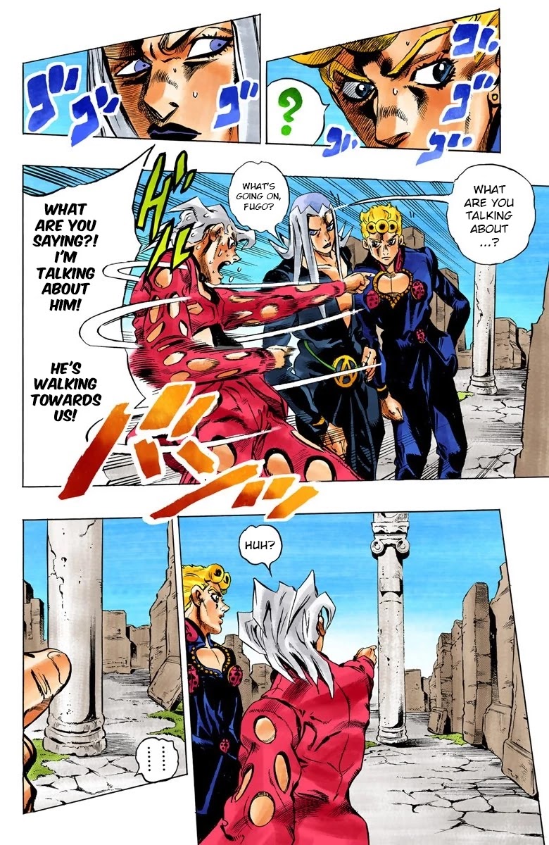 JoJo's Bizarre Adventure Part 5 - Vento Aureo (Official Colored) Chapter 39 page 17 - Chapter 39: Second Order from the Boss: Retrieve the Key!