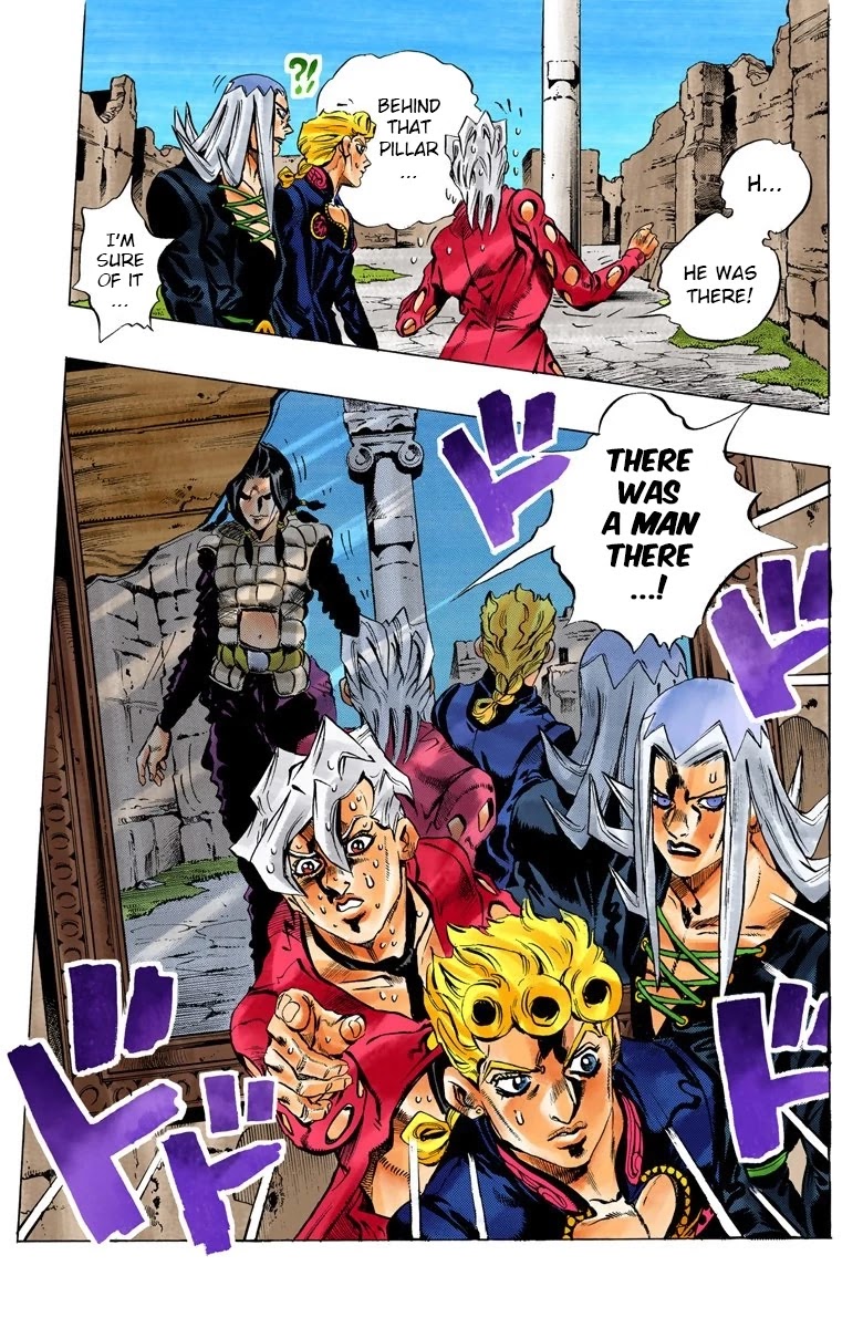 JoJo's Bizarre Adventure Part 5 - Vento Aureo (Official Colored) Chapter 39 page 18 - Chapter 39: Second Order from the Boss: Retrieve the Key!