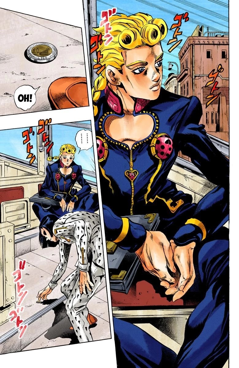 JoJo's Bizarre Adventure Part 5 - Vento Aureo (Official Colored) Chapter 4 page 10 - Chapter 4: Buccellati's Coming! Part 1