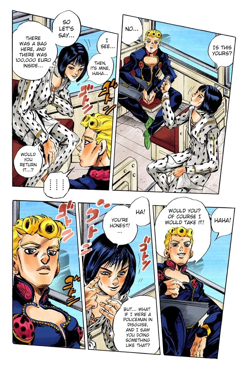 JoJo's Bizarre Adventure Part 5 - Vento Aureo (Official Colored) Chapter 4 page 11 - Chapter 4: Buccellati's Coming! Part 1