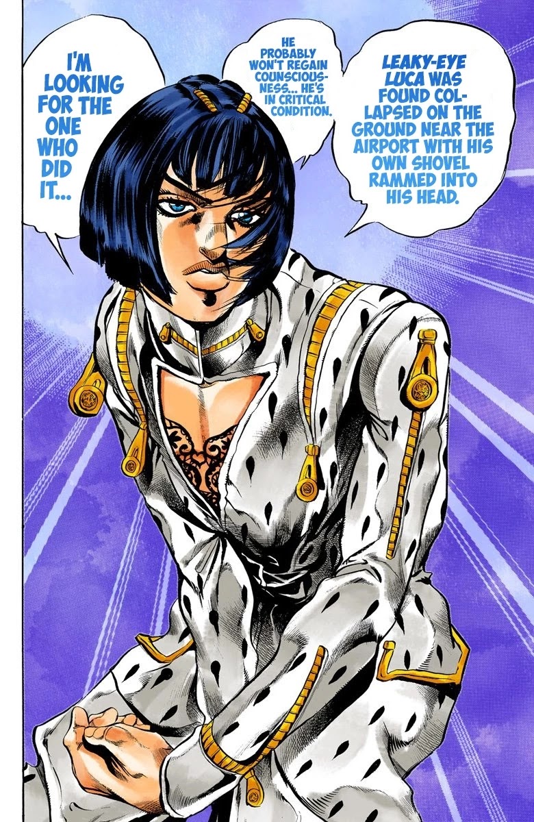 JoJo's Bizarre Adventure Part 5 - Vento Aureo (Official Colored) Chapter 4 page 13 - Chapter 4: Buccellati's Coming! Part 1