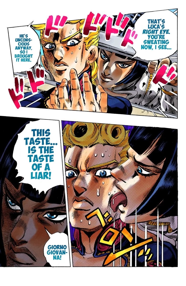 JoJo's Bizarre Adventure Part 5 - Vento Aureo (Official Colored) Chapter 4 page 20 - Chapter 4: Buccellati's Coming! Part 1
