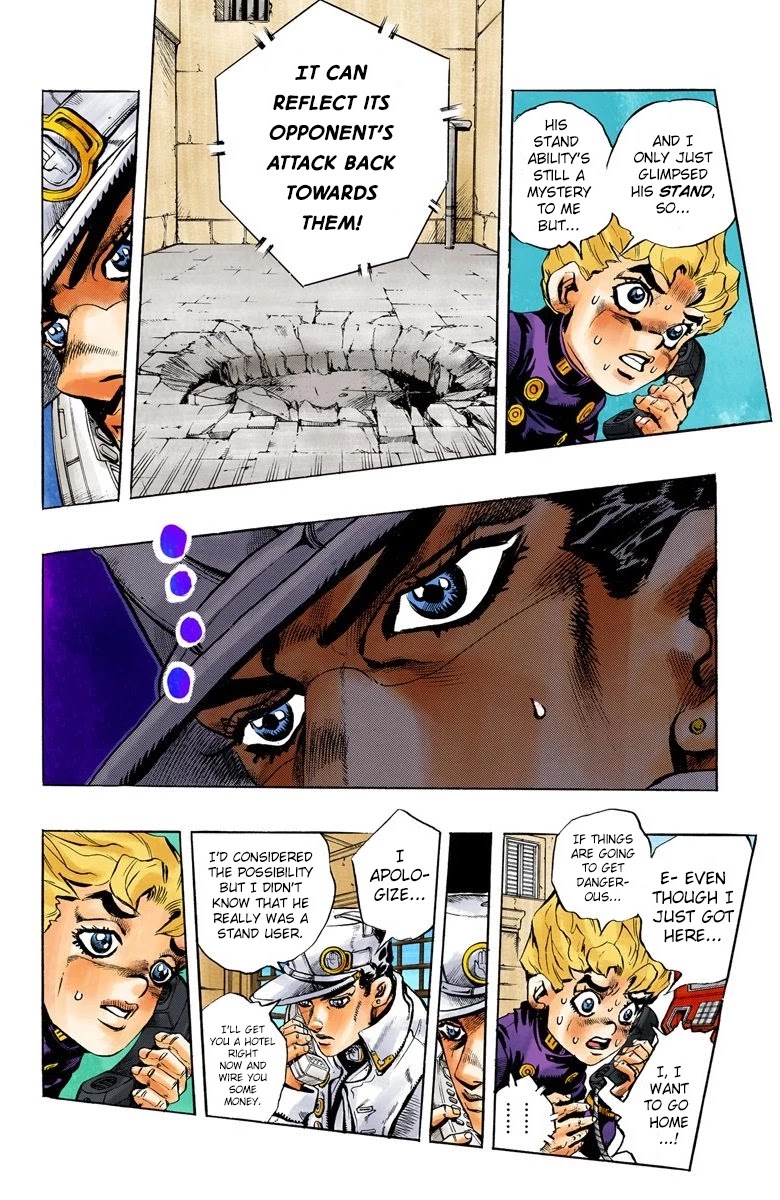 JoJo's Bizarre Adventure Part 5 - Vento Aureo (Official Colored) Chapter 4 page 5 - Chapter 4: Buccellati's Coming! Part 1