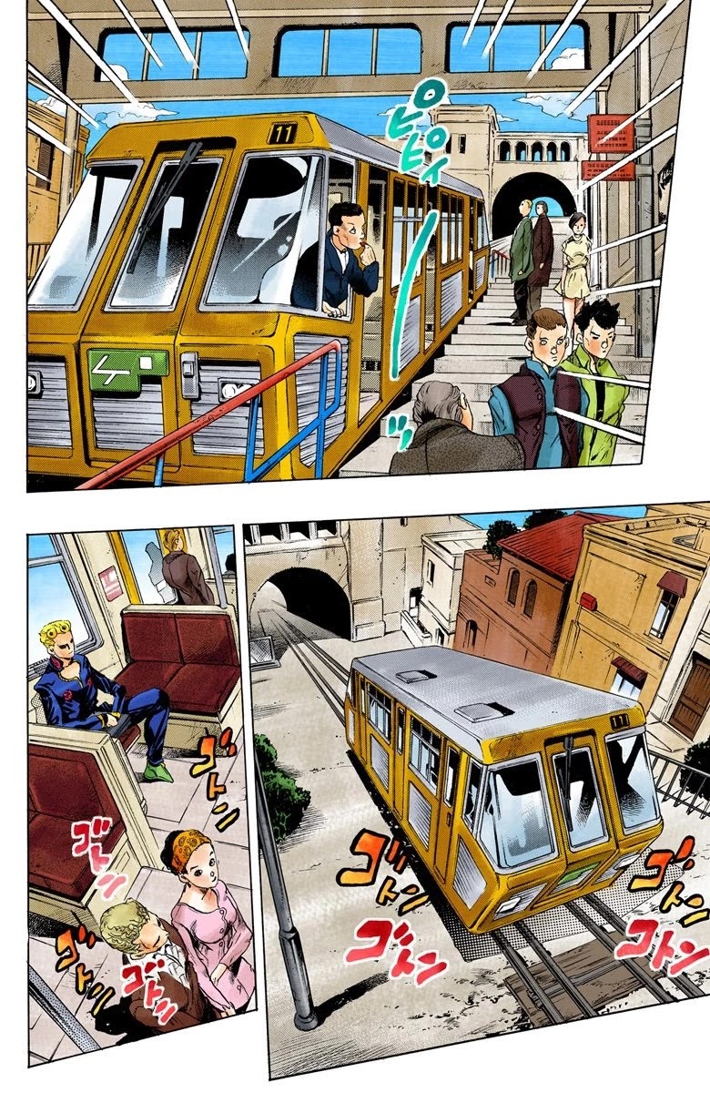 JoJo's Bizarre Adventure Part 5 - Vento Aureo (Official Colored) Chapter 4 page 9 - Chapter 4: Buccellati's Coming! Part 1