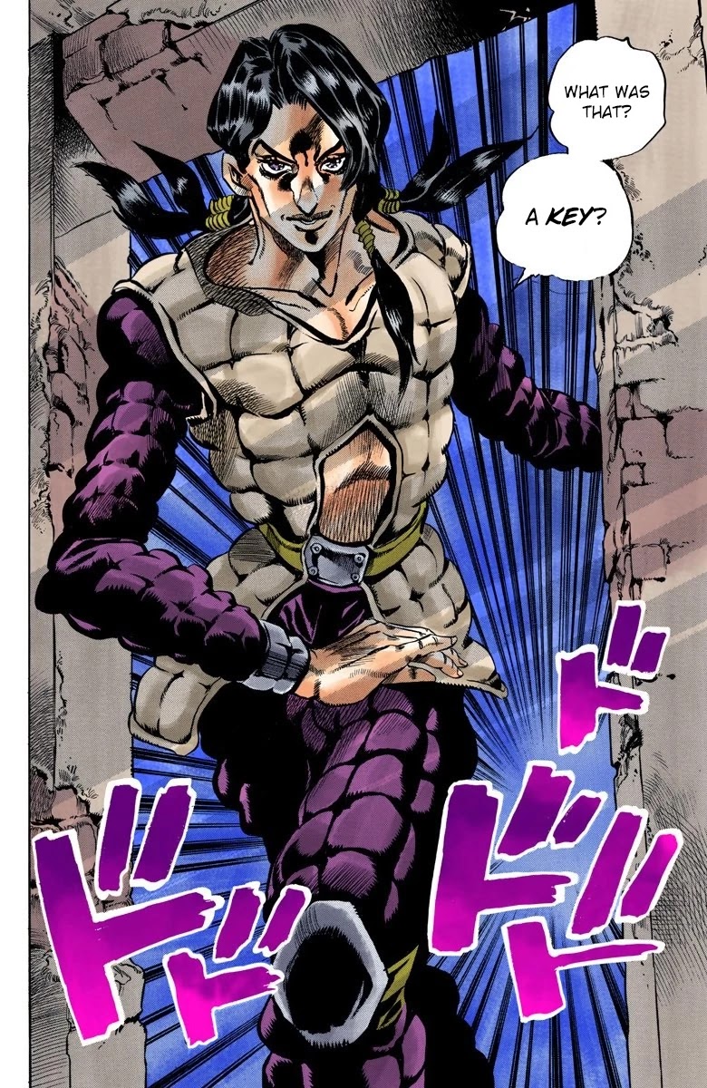 JoJo's Bizarre Adventure Part 5 - Vento Aureo (Official Colored) Chapter 42 page 20 - Chapter 42: Man in the Mirror and Purple Haze Part 3