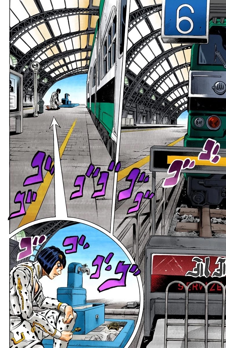 JoJo's Bizarre Adventure Part 5 - Vento Aureo (Official Colored) Chapter 47 page 11 - Chapter 47: The Firenze-Bound Super Express Part 1
