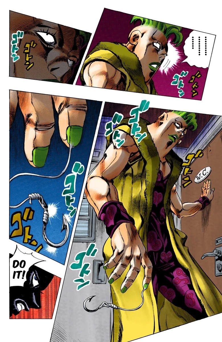 JoJo's Bizarre Adventure Part 5 - Vento Aureo (Official Colored) Chapter 48 page 14 - Chapter 48: The Firenze-Bound Super Express Part 2