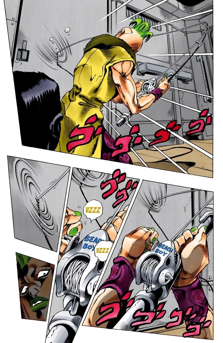 JoJo's Bizarre Adventure Part 5 - Vento Aureo (Official Colored) Chapter 48 page 17 - Chapter 48: The Firenze-Bound Super Express Part 2
