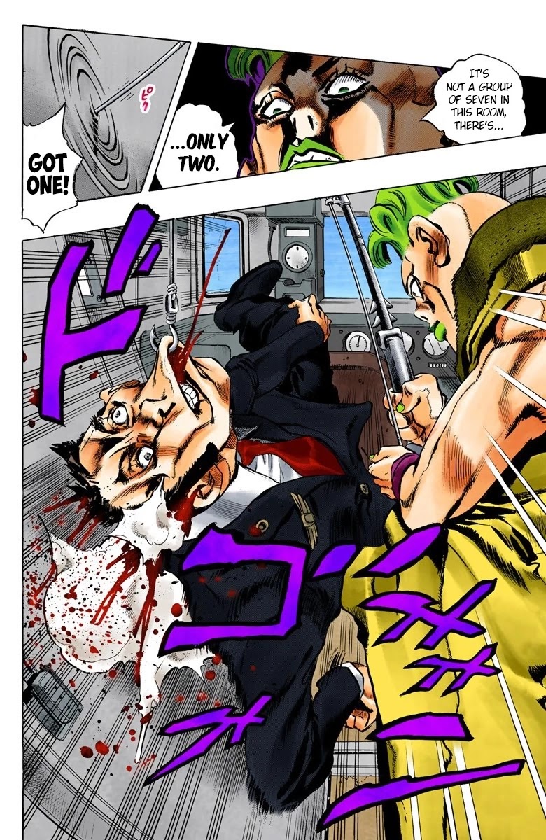JoJo's Bizarre Adventure Part 5 - Vento Aureo (Official Colored) Chapter 48 page 18 - Chapter 48: The Firenze-Bound Super Express Part 2