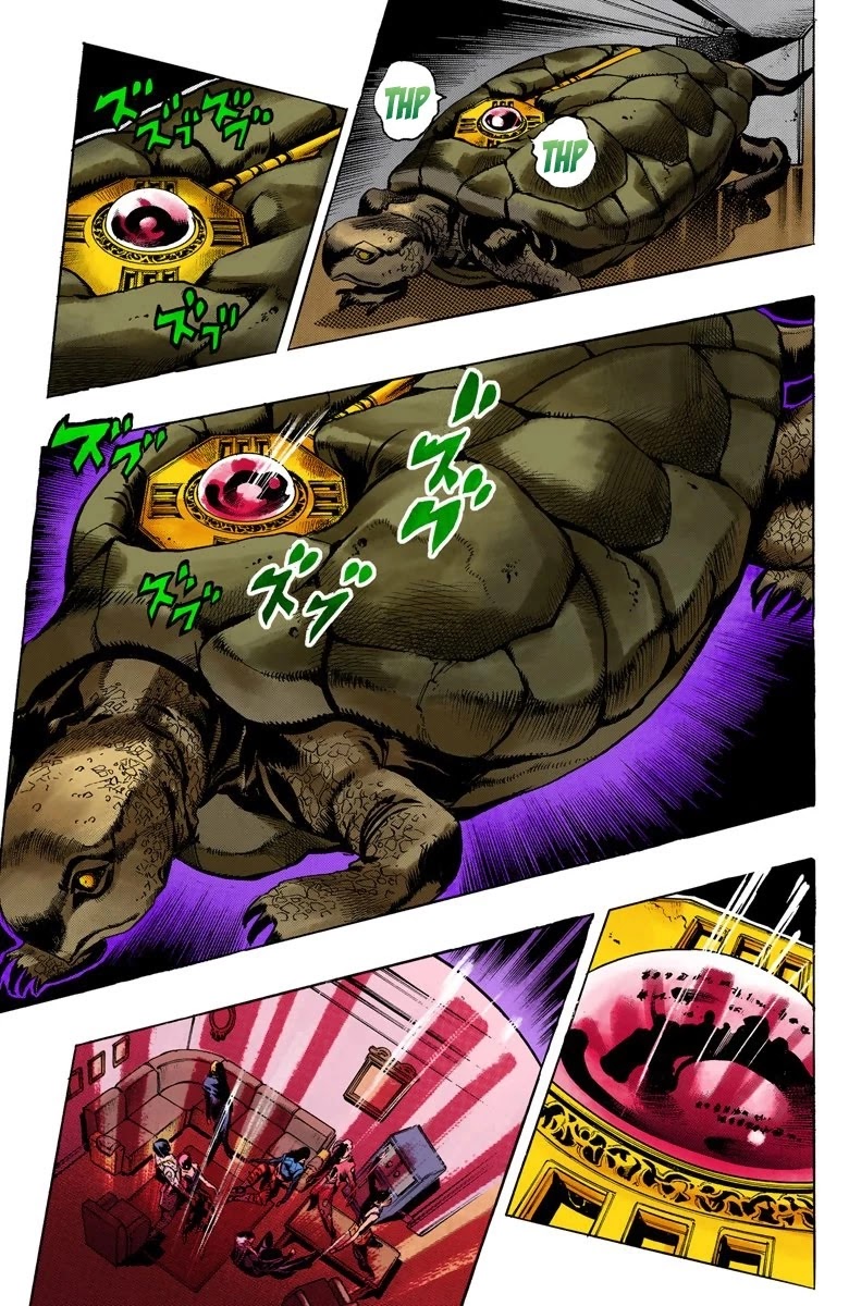 JoJo's Bizarre Adventure Part 5 - Vento Aureo (Official Colored) Chapter 48 page 7 - Chapter 48: The Firenze-Bound Super Express Part 2