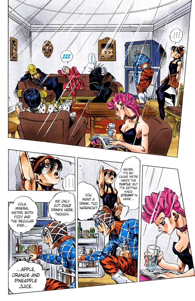 JoJo's Bizarre Adventure Part 5 - Vento Aureo (Official Colored) Chapter 49 page 10 - Chapter 49: The Grateful Dead Part 1