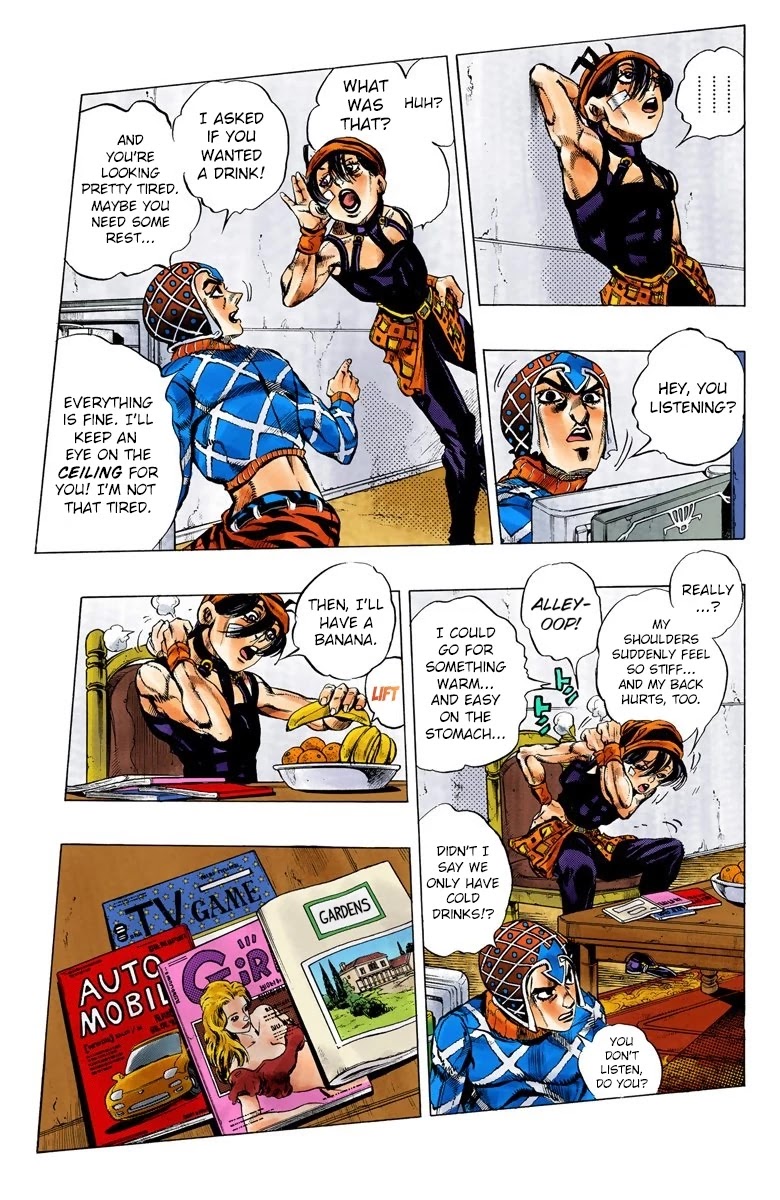 JoJo's Bizarre Adventure Part 5 - Vento Aureo (Official Colored) Chapter 49 page 11 - Chapter 49: The Grateful Dead Part 1