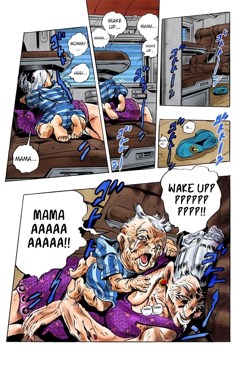JoJo's Bizarre Adventure Part 5 - Vento Aureo (Official Colored) Chapter 49 page 19 - Chapter 49: The Grateful Dead Part 1