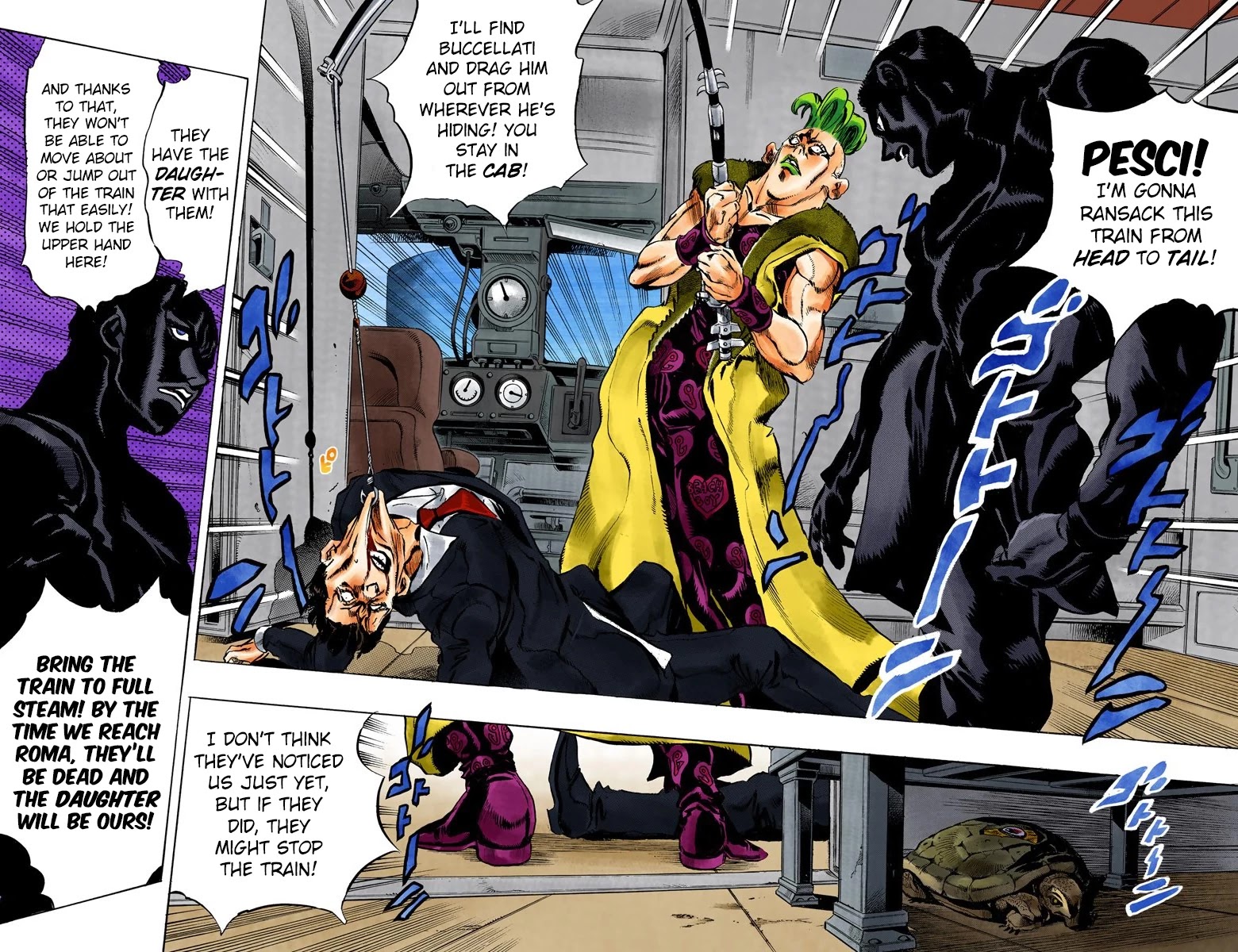 JoJo's Bizarre Adventure Part 5 - Vento Aureo (Official Colored) Chapter 49 page 3 - Chapter 49: The Grateful Dead Part 1