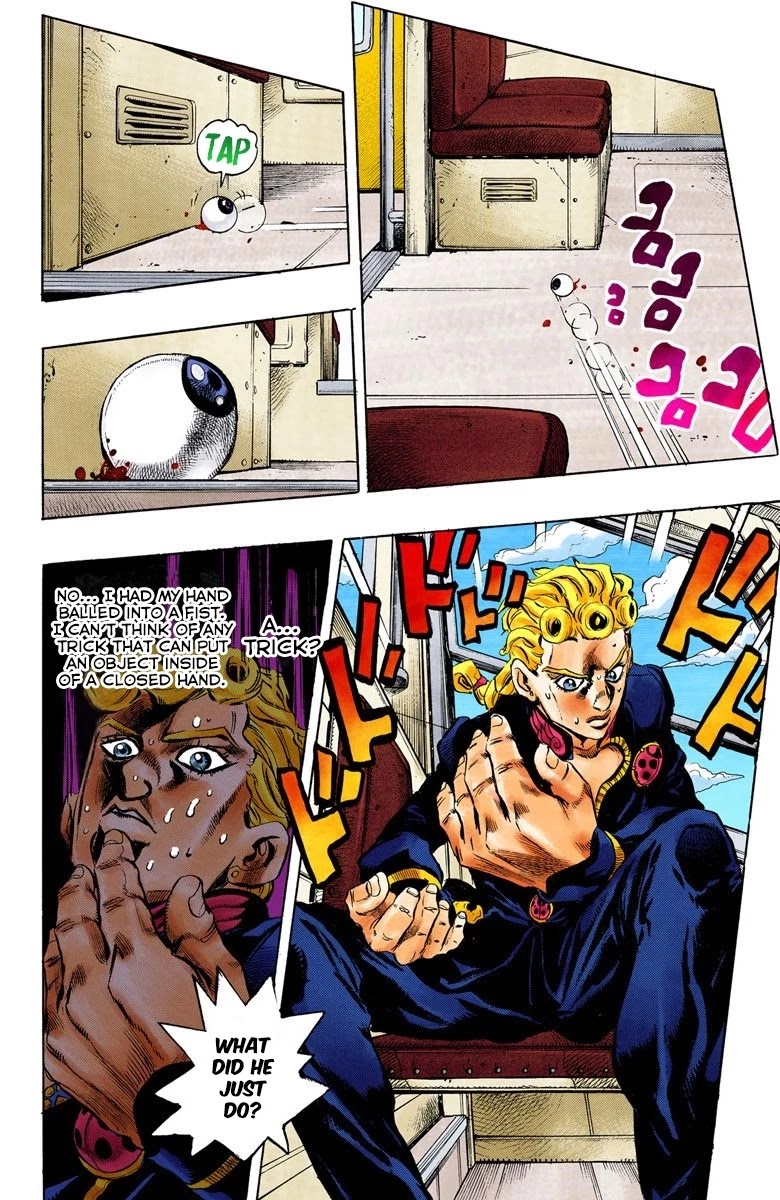 JoJo's Bizarre Adventure Part 5 - Vento Aureo (Official Colored) Chapter 5 page 11 - Chapter 5: Buccellati's Coming! Part 2