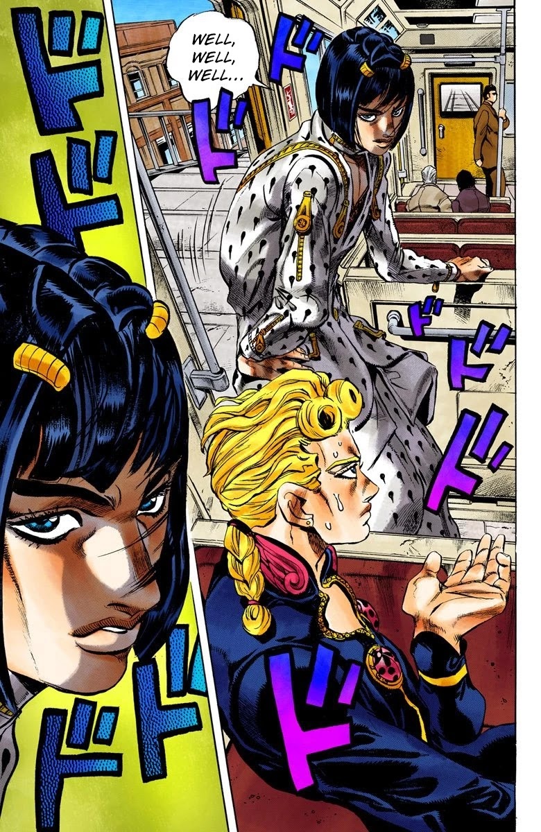 JoJo's Bizarre Adventure Part 5 - Vento Aureo (Official Colored) Chapter 5 page 12 - Chapter 5: Buccellati's Coming! Part 2