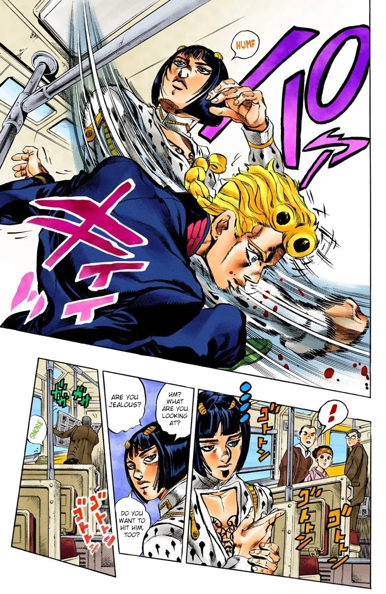 JoJo's Bizarre Adventure Part 5 - Vento Aureo (Official Colored) Chapter 5 page 14 - Chapter 5: Buccellati's Coming! Part 2
