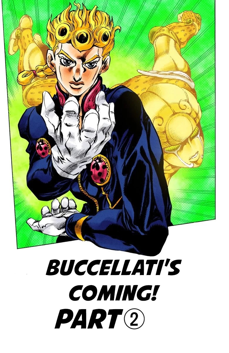 JoJo's Bizarre Adventure Part 5 - Vento Aureo (Official Colored) Chapter 5 page 2 - Chapter 5: Buccellati's Coming! Part 2