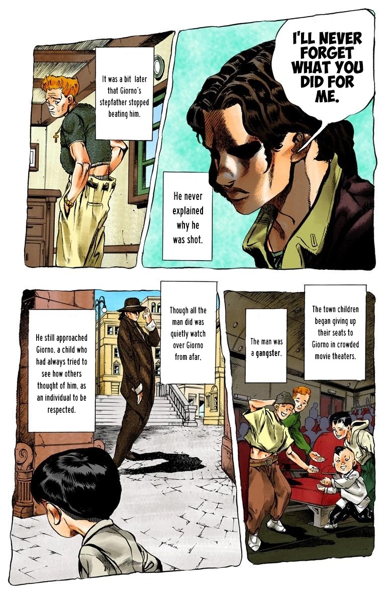 JoJo's Bizarre Adventure Part 5 - Vento Aureo (Official Colored) Chapter 5 page 8 - Chapter 5: Buccellati's Coming! Part 2