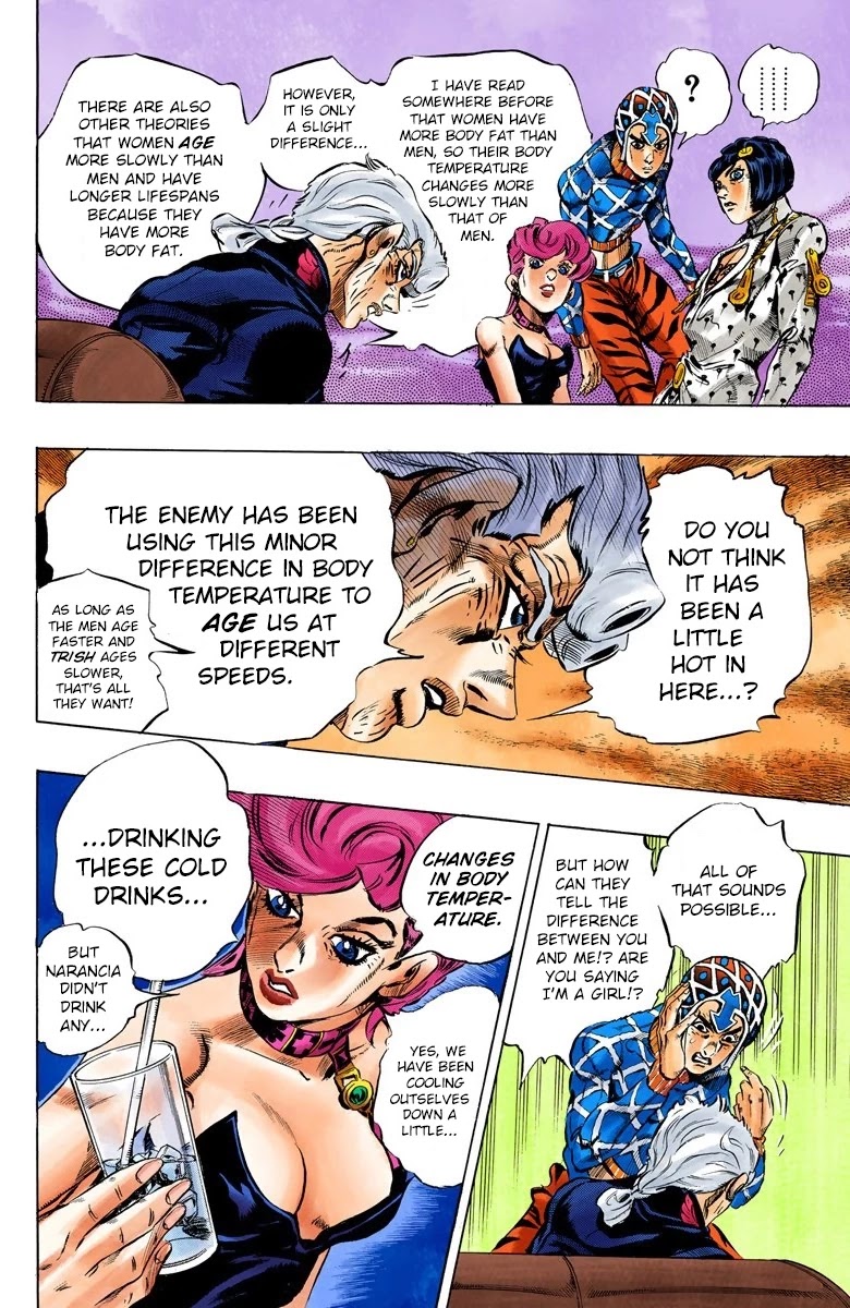 JoJo's Bizarre Adventure Part 5 - Vento Aureo (Official Colored) Chapter 50 page 12 - Chapter 50: The Grateful Dead Part 2