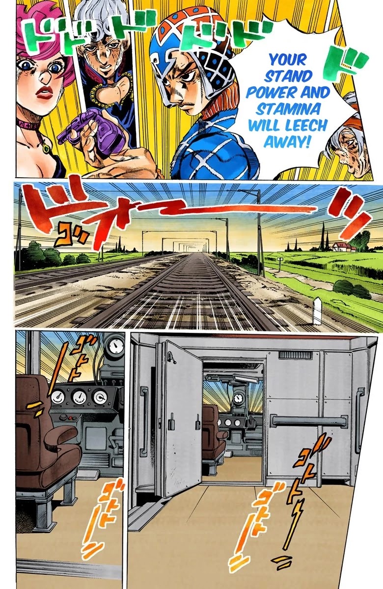 JoJo's Bizarre Adventure Part 5 - Vento Aureo (Official Colored) Chapter 50 page 16 - Chapter 50: The Grateful Dead Part 2
