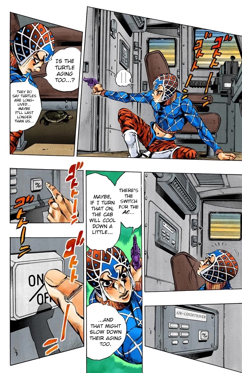 JoJo's Bizarre Adventure Part 5 - Vento Aureo (Official Colored) Chapter 50 page 18 - Chapter 50: The Grateful Dead Part 2