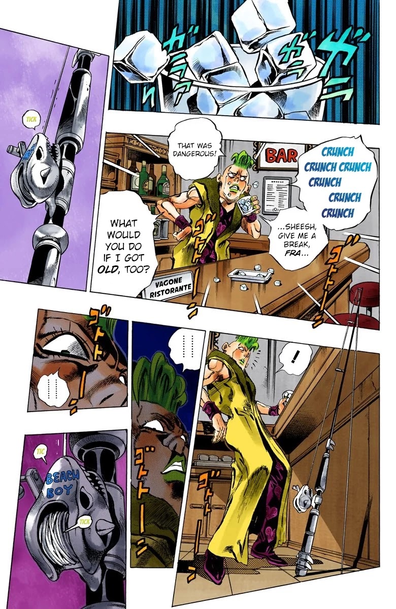 JoJo's Bizarre Adventure Part 5 - Vento Aureo (Official Colored) Chapter 50 page 19 - Chapter 50: The Grateful Dead Part 2