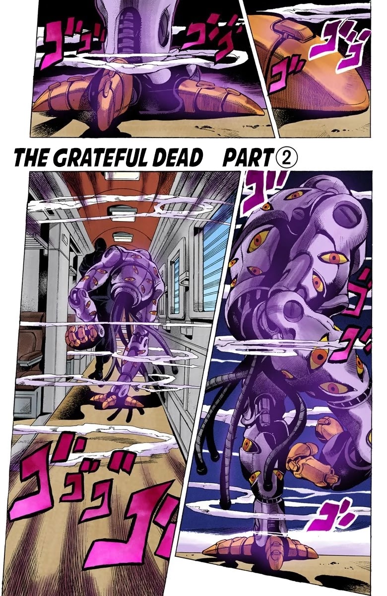 JoJo's Bizarre Adventure Part 5 - Vento Aureo (Official Colored) Chapter 50 page 2 - Chapter 50: The Grateful Dead Part 2