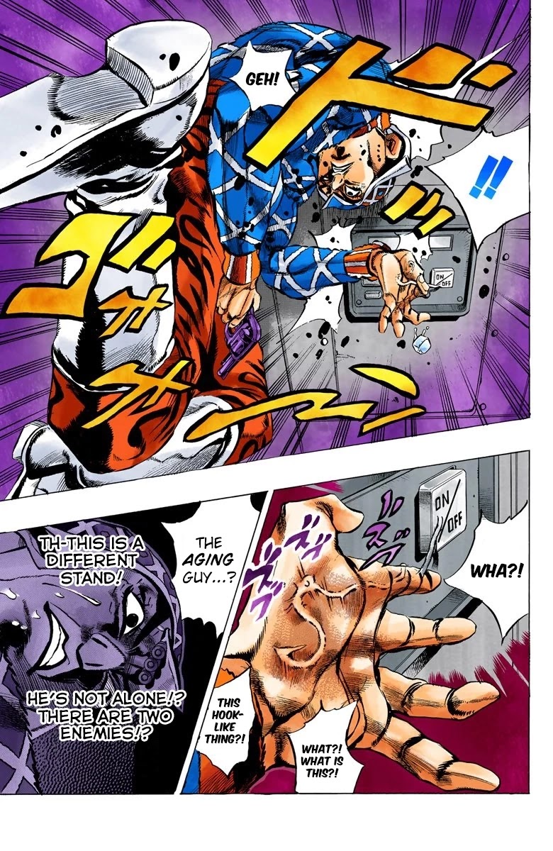 JoJo's Bizarre Adventure Part 5 - Vento Aureo (Official Colored) Chapter 50 page 21 - Chapter 50: The Grateful Dead Part 2
