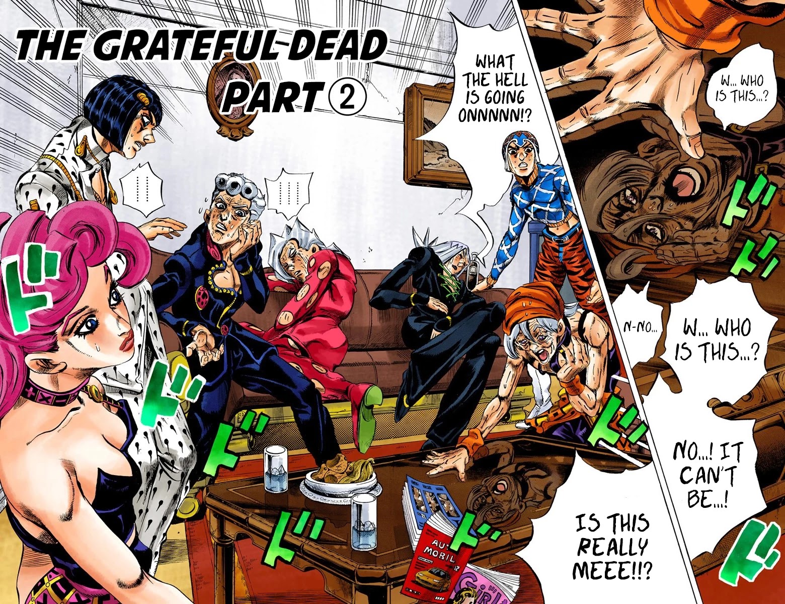 JoJo's Bizarre Adventure Part 5 - Vento Aureo (Official Colored) Chapter 50 page 3 - Chapter 50: The Grateful Dead Part 2