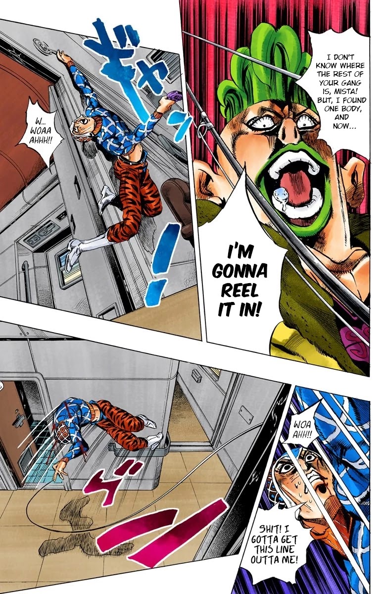 JoJo's Bizarre Adventure Part 5 - Vento Aureo (Official Colored) Chapter 51 page 10 - Chapter 51: The Grateful Dead Part 3