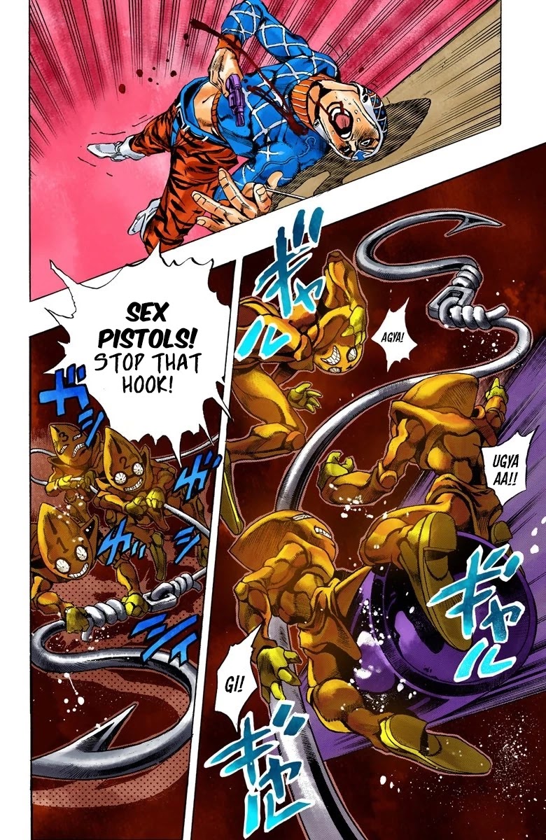 JoJo's Bizarre Adventure Part 5 - Vento Aureo (Official Colored) Chapter 51 page 13 - Chapter 51: The Grateful Dead Part 3