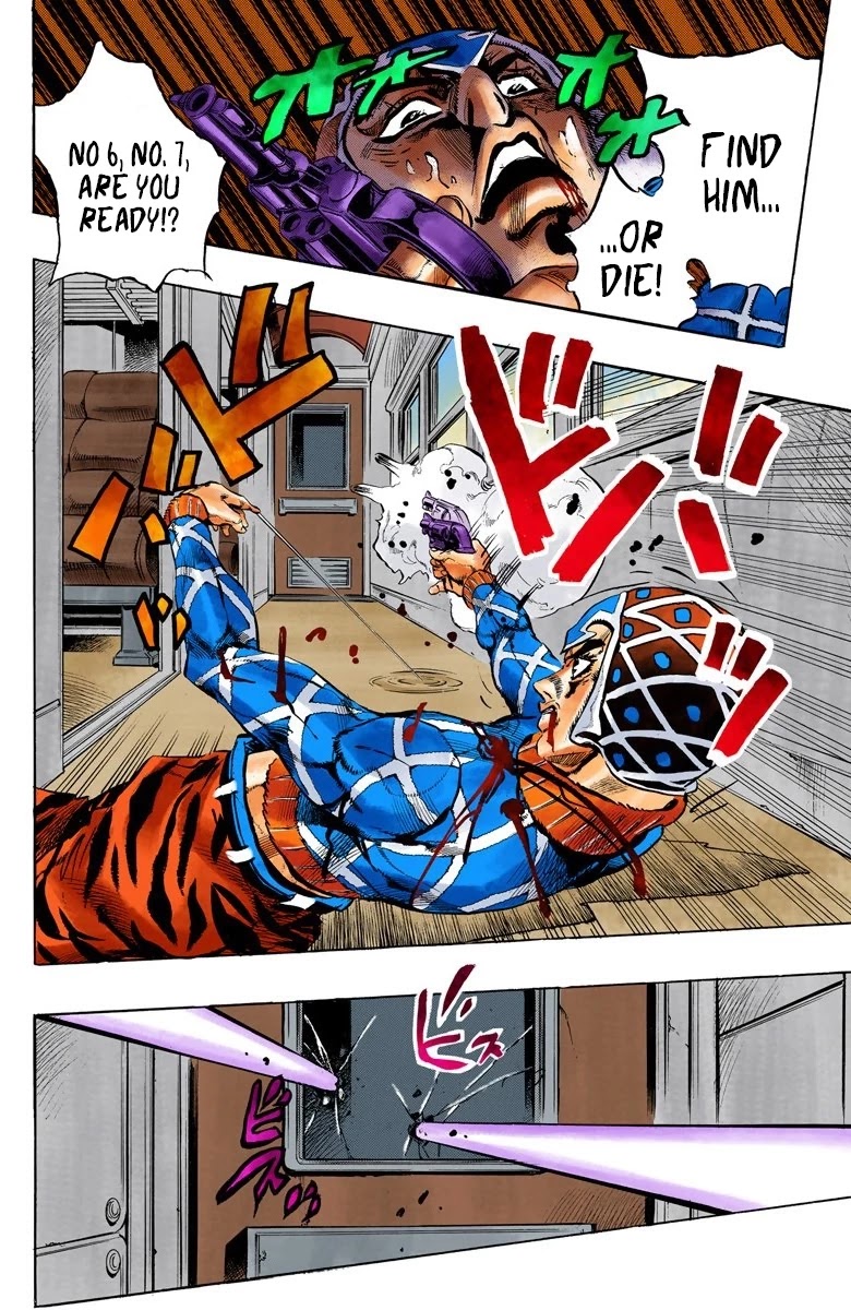 JoJo's Bizarre Adventure Part 5 - Vento Aureo (Official Colored) Chapter 51 page 15 - Chapter 51: The Grateful Dead Part 3