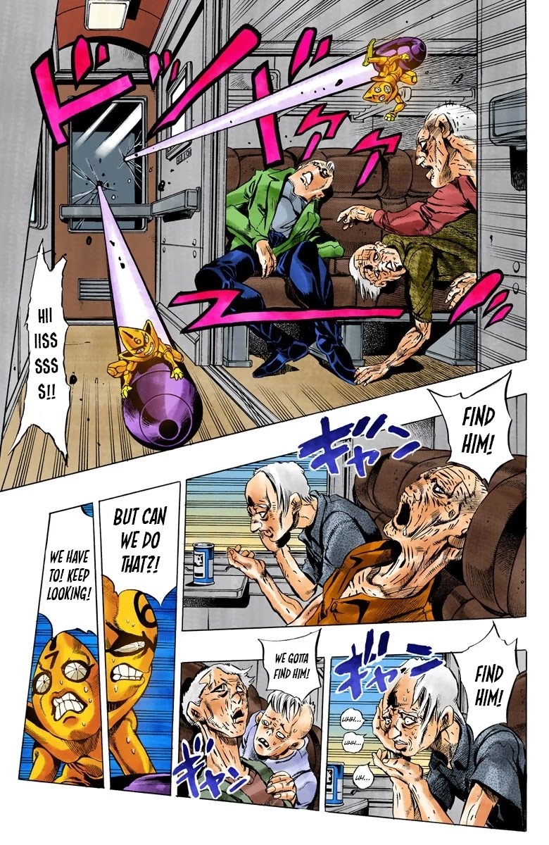 JoJo's Bizarre Adventure Part 5 - Vento Aureo (Official Colored) Chapter 51 page 16 - Chapter 51: The Grateful Dead Part 3