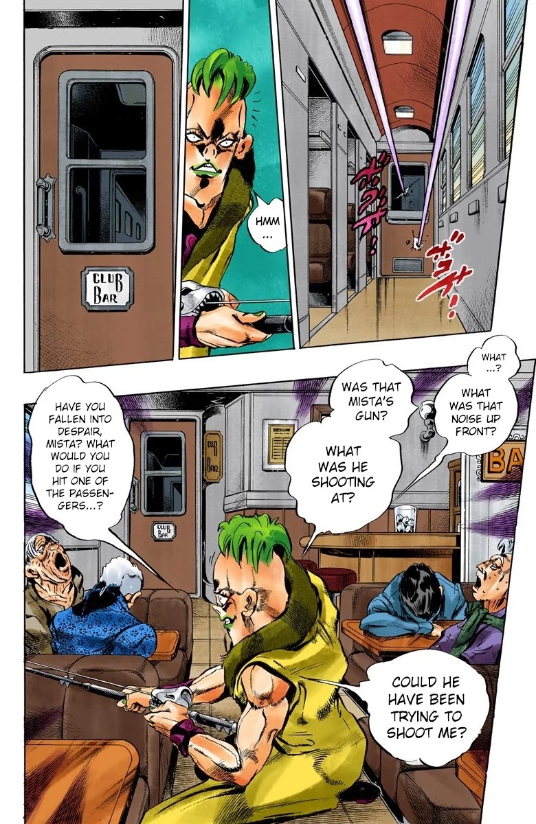JoJo's Bizarre Adventure Part 5 - Vento Aureo (Official Colored) Chapter 51 page 17 - Chapter 51: The Grateful Dead Part 3