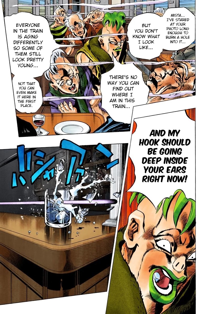 JoJo's Bizarre Adventure Part 5 - Vento Aureo (Official Colored) Chapter 51 page 18 - Chapter 51: The Grateful Dead Part 3
