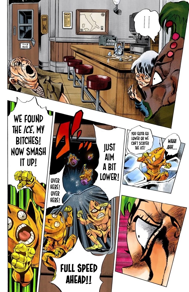JoJo's Bizarre Adventure Part 5 - Vento Aureo (Official Colored) Chapter 51 page 19 - Chapter 51: The Grateful Dead Part 3