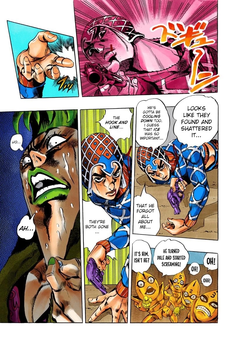 JoJo's Bizarre Adventure Part 5 - Vento Aureo (Official Colored) Chapter 51 page 22 - Chapter 51: The Grateful Dead Part 3