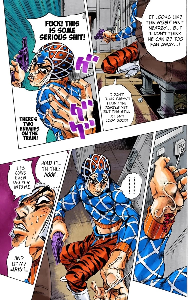 JoJo's Bizarre Adventure Part 5 - Vento Aureo (Official Colored) Chapter 51 page 6 - Chapter 51: The Grateful Dead Part 3