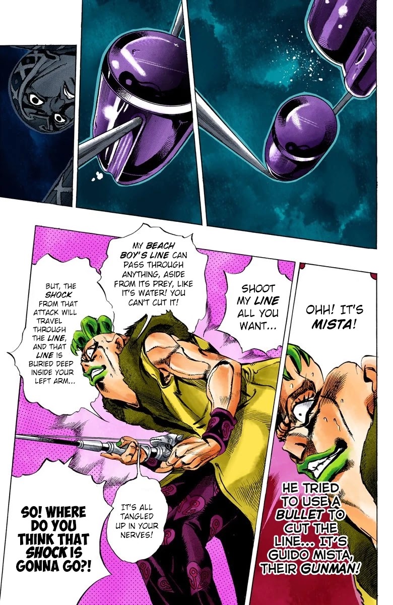 JoJo's Bizarre Adventure Part 5 - Vento Aureo (Official Colored) Chapter 51 page 8 - Chapter 51: The Grateful Dead Part 3