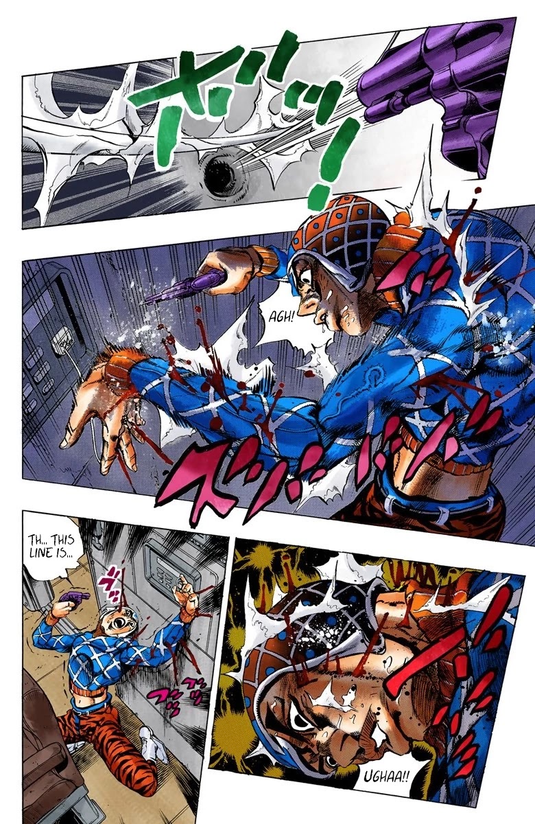 JoJo's Bizarre Adventure Part 5 - Vento Aureo (Official Colored) Chapter 51 page 9 - Chapter 51: The Grateful Dead Part 3