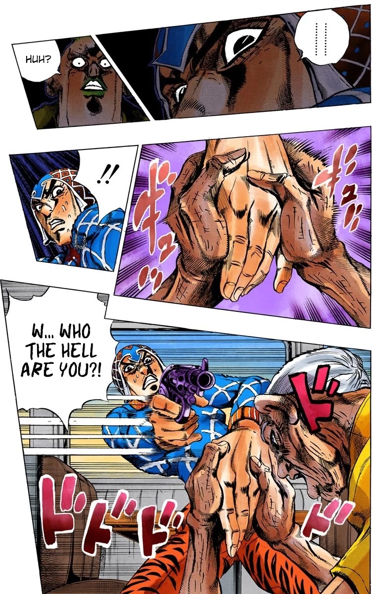 JoJo's Bizarre Adventure Part 5 - Vento Aureo (Official Colored) Chapter 52 page 11 - Chapter 52: The Grateful Dead Part 4