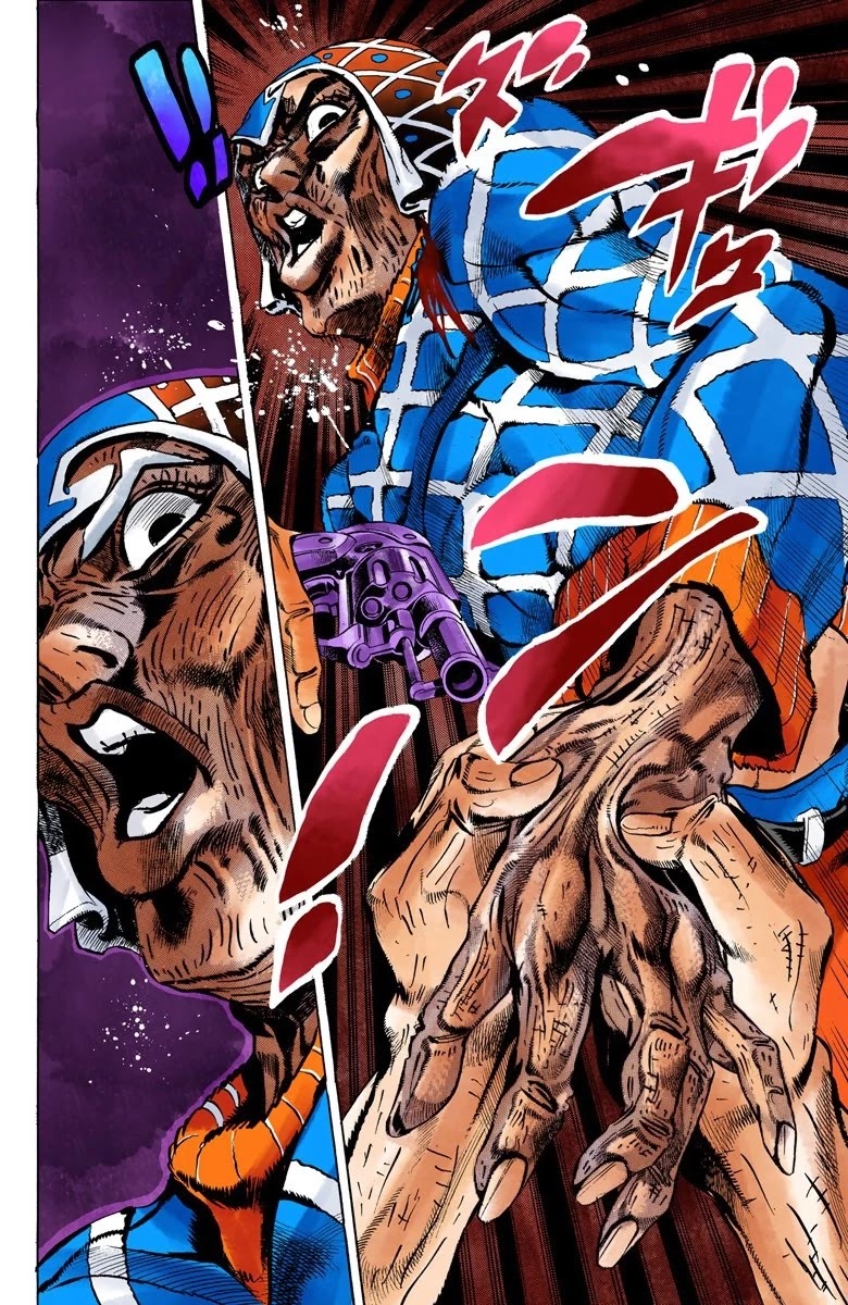 JoJo's Bizarre Adventure Part 5 - Vento Aureo (Official Colored) Chapter 52 page 12 - Chapter 52: The Grateful Dead Part 4