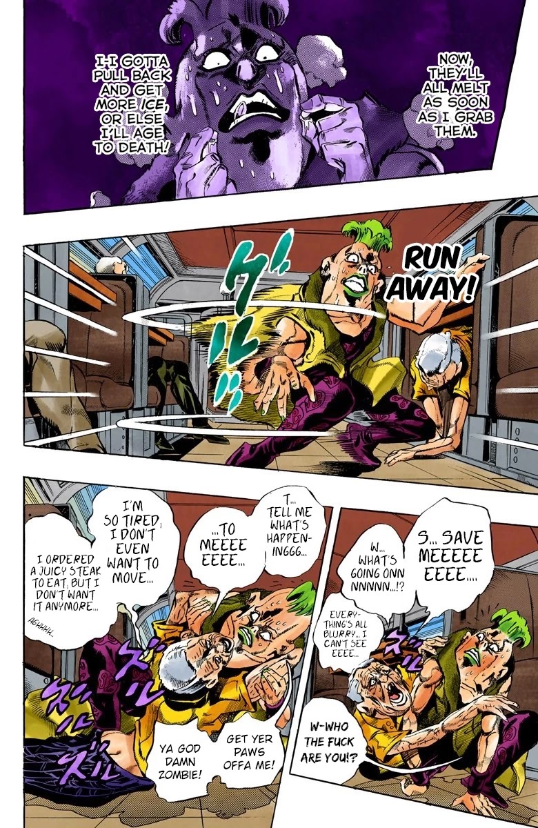 JoJo's Bizarre Adventure Part 5 - Vento Aureo (Official Colored) Chapter 52 page 4 - Chapter 52: The Grateful Dead Part 4