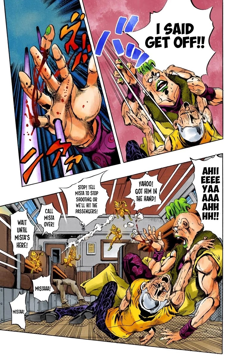JoJo's Bizarre Adventure Part 5 - Vento Aureo (Official Colored) Chapter 52 page 5 - Chapter 52: The Grateful Dead Part 4