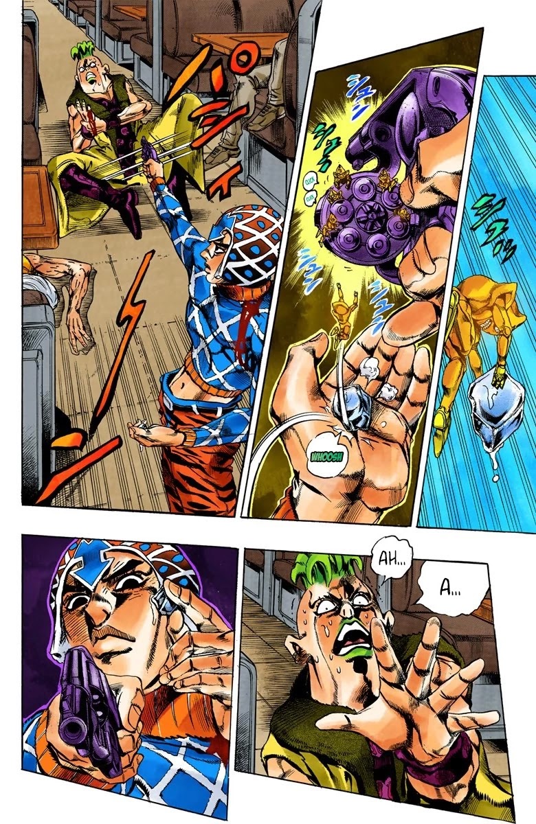JoJo's Bizarre Adventure Part 5 - Vento Aureo (Official Colored) Chapter 52 page 8 - Chapter 52: The Grateful Dead Part 4