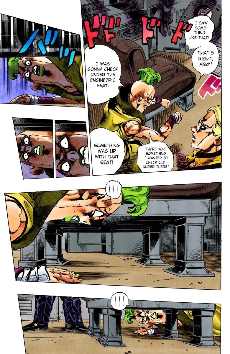 JoJo's Bizarre Adventure Part 5 - Vento Aureo (Official Colored) Chapter 53 page 10 - Chapter 53: The Grateful Dead Part 5