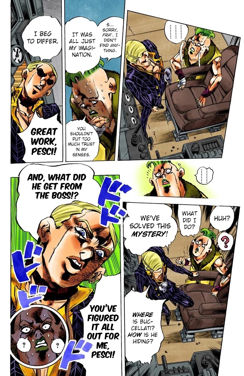 JoJo's Bizarre Adventure Part 5 - Vento Aureo (Official Colored) Chapter 53 page 11 - Chapter 53: The Grateful Dead Part 5