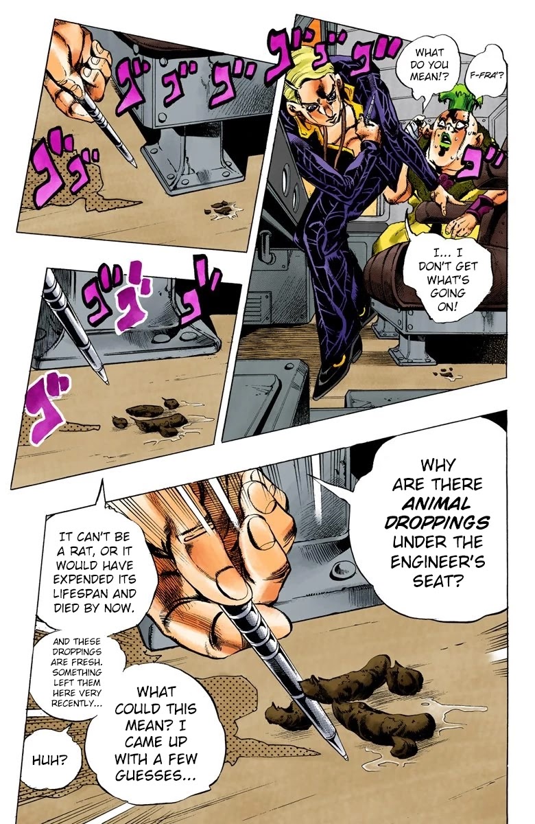 JoJo's Bizarre Adventure Part 5 - Vento Aureo (Official Colored) Chapter 53 page 12 - Chapter 53: The Grateful Dead Part 5