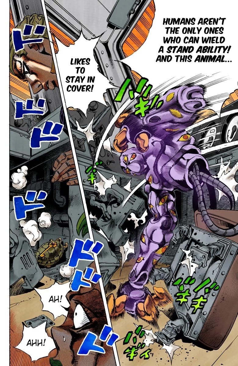 JoJo's Bizarre Adventure Part 5 - Vento Aureo (Official Colored) Chapter 53 page 13 - Chapter 53: The Grateful Dead Part 5